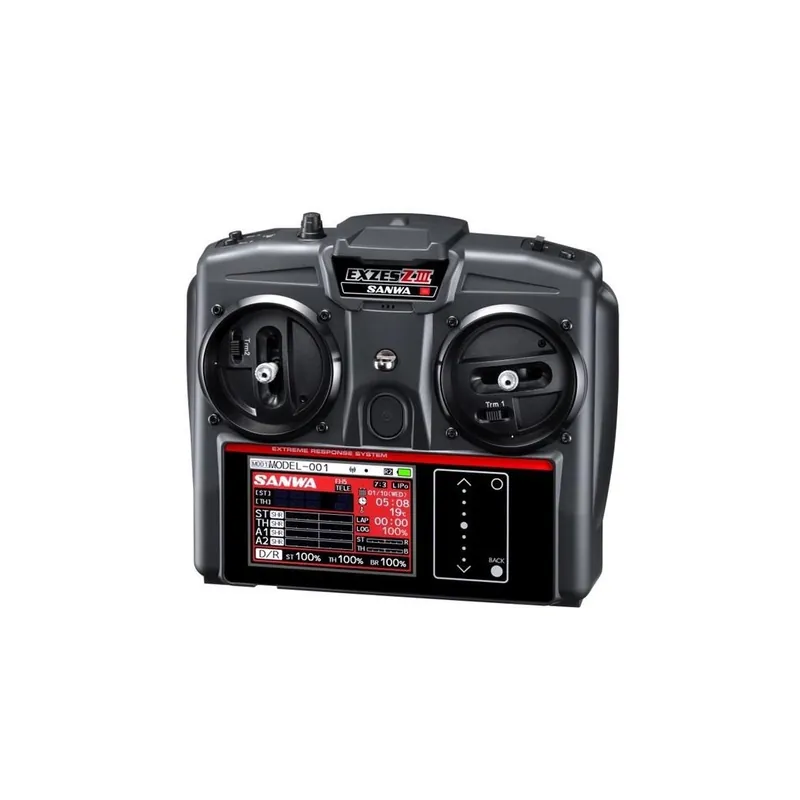 Radiocomando Sanwa EXZES ZZ III 2.4GHZ FH5 con batteria inclusa Nuova Collezione
