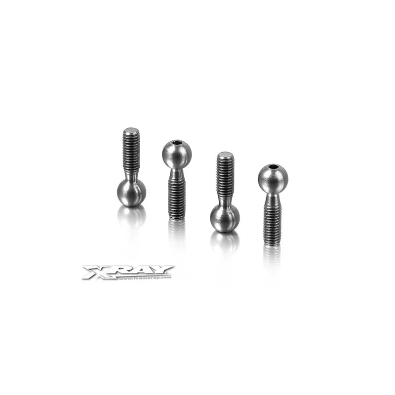 Bestseller 337255 Xray NT1 Perni sferici in Titanio 8.4mm (4pz)