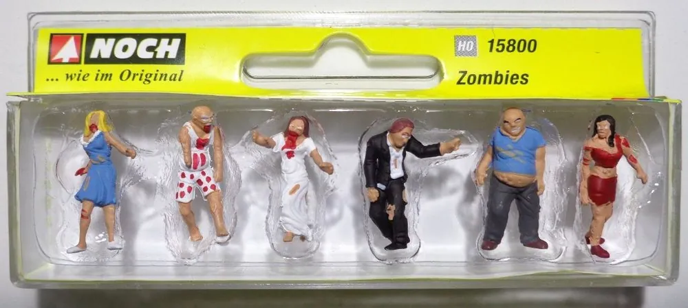 15800 Noch HO set 6 personaggi Zombie scala 1 87 Ultimissimo Modello