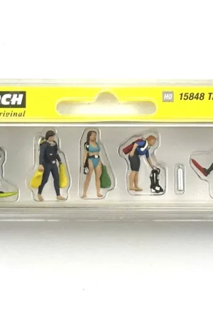 15848 Noch set 6 personaggi subaquei con accessori come da foto H0 1 87 Occasione