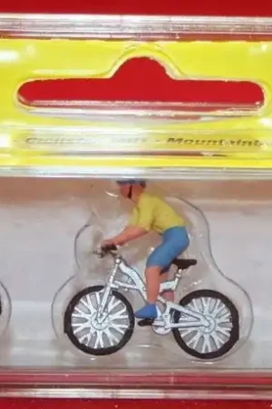 15899 Noch HO Personaggi in mountain bike scala 1 87 cont. conf. come da foto Professionale