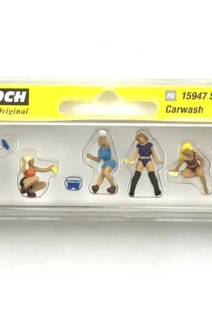 15947 Noch set ragazze sexi che lavano auto come da foto H0 1 87 Ultima Occasione