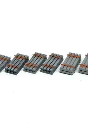 1612DM Catasta traversine in cemento 6 pezzi da 2 x 4 scala 1 87 Prezzo Di Fabbrica