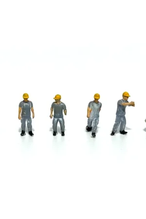 1620DM HO confezione 6 operai a lavoro come da foto scala 1 87 NO CINA A Buon Prezzo