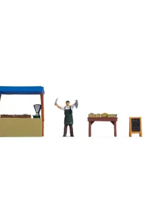 Ordina Subito 16228 Noch HO Set personaggi e accessori al mercato come da foto scala 1 87