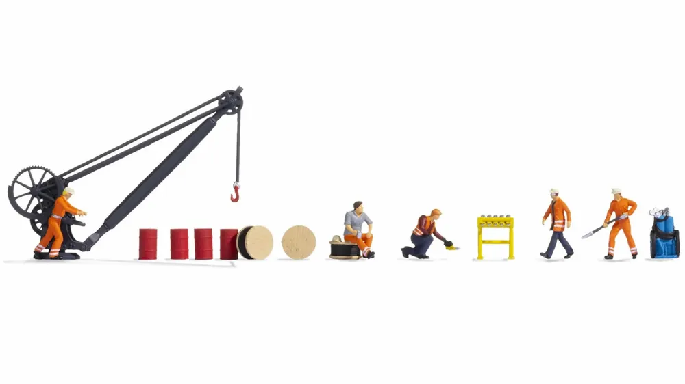 16270 Noch HO Set Personaggi e accessori a tema lavori di carico scala 1 87 Prezzo Di Fabbrica