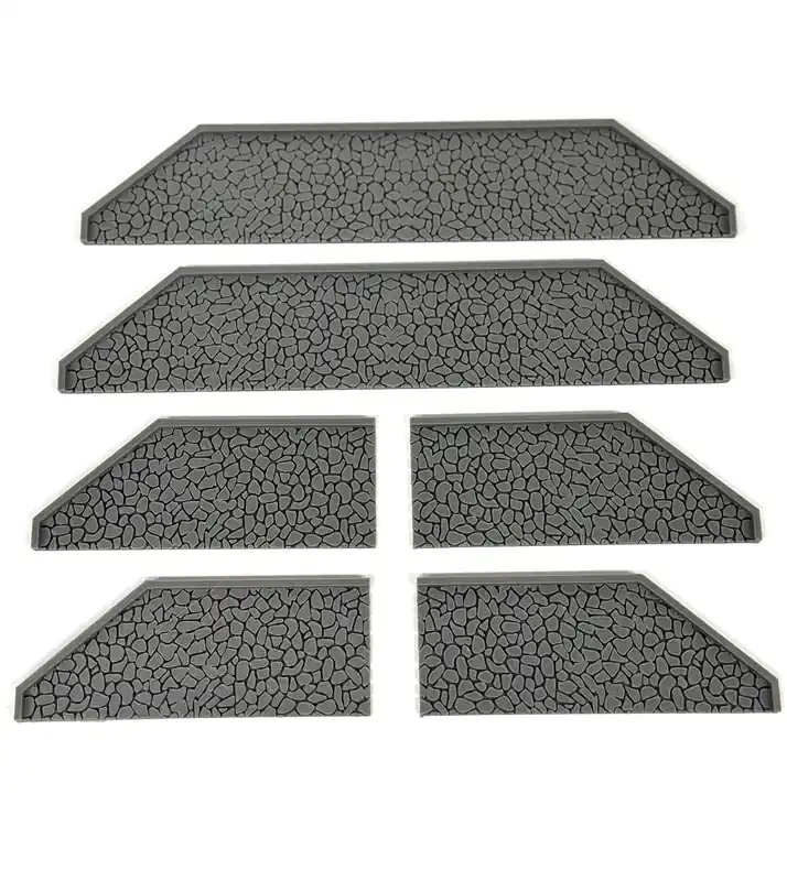 Popolare 1843DM Muri di contenimento 6 pezzi 2 musure scala H0 1 87