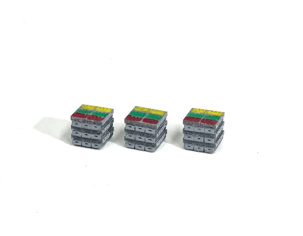 1869DM HO Set 3 Pallets con frutta e verdura scala HO 1 87 Offerta Del Giorno