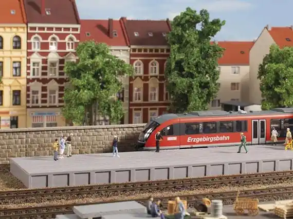 41634 AUHAGEN HO Banchina stazione senza pensilina Professionale