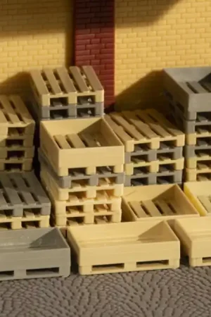 41667 Auhagen set di pallet resistenti HO scala 1 87 Spedizione Espresso