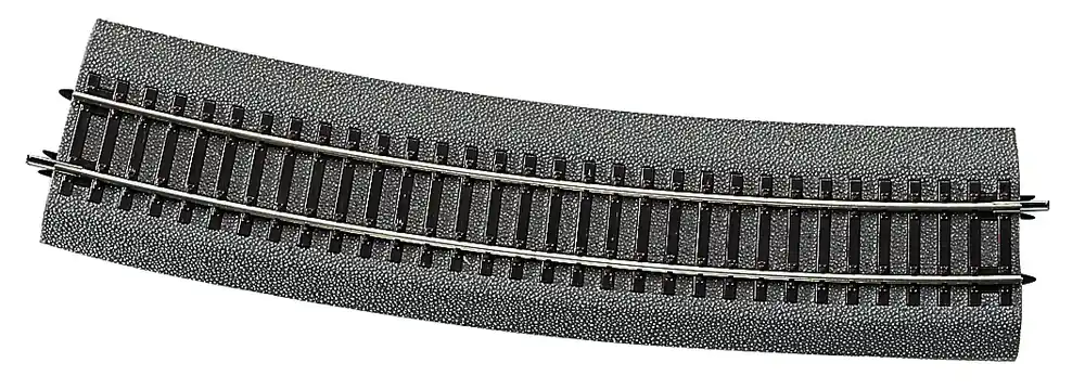 Miglior Prezzo 42528 Roco Binario curvo R10 raggio 888 mm con massicciata e traverse in legno
