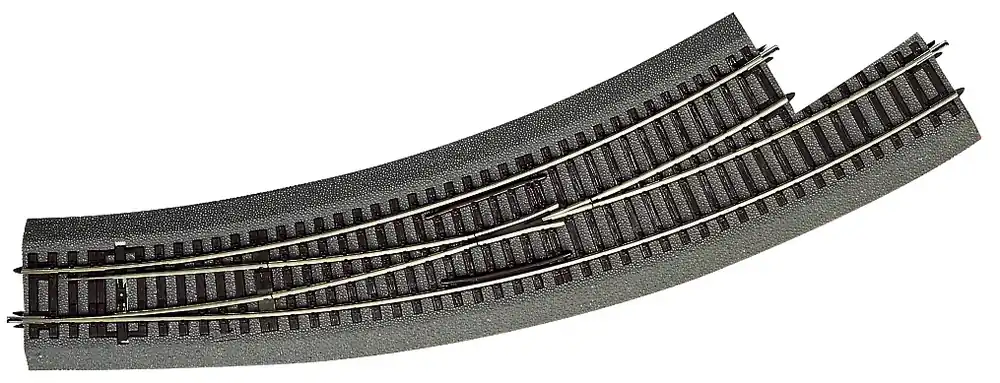 42570 Roco ROCO 42570 - Scambio curvo sinistro BWI 5/6 Raggio 5/6 con massicc. Spedizione Espresso