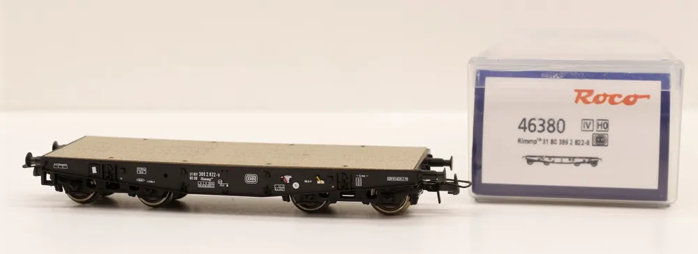 Offerta 46380 Roco HO Carro pianale a 4 assi a carrelli Tipo Rlmmp DB scala 1 87