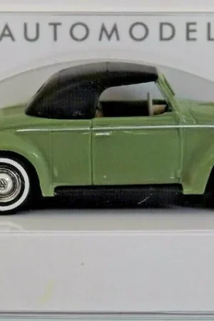Ultime Pezzi 46733 Busch HO VW Maggiolino cabrio colore Verde scala 1 87