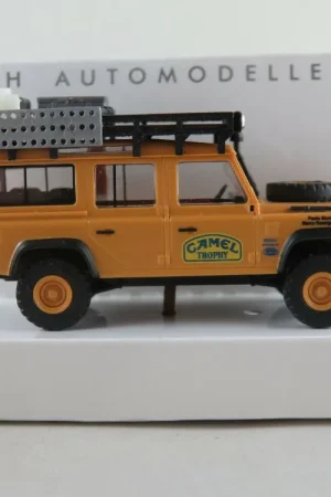50371 Busch HO scala 1 87 Land Rover Defender Camel Trophy Italia 1983 Prezzo Ridotto