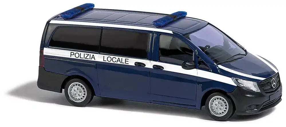 51148 Busch HO Mercedes Vito Polizia Locale Italiana scala. 1 87 Prezzo Di Fabbrica