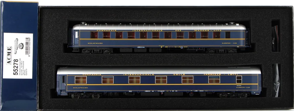 Sconto 55278 Acme Set letti Tipo Ub , un vestibolo e MU 1973, parco FS, livrea CIWL