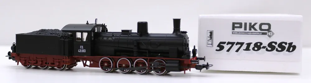 57718 SSbd Piko Ho Loco vapore Gr.421.013 delle FS digitale da start set Soddisfatti O Rimborsati