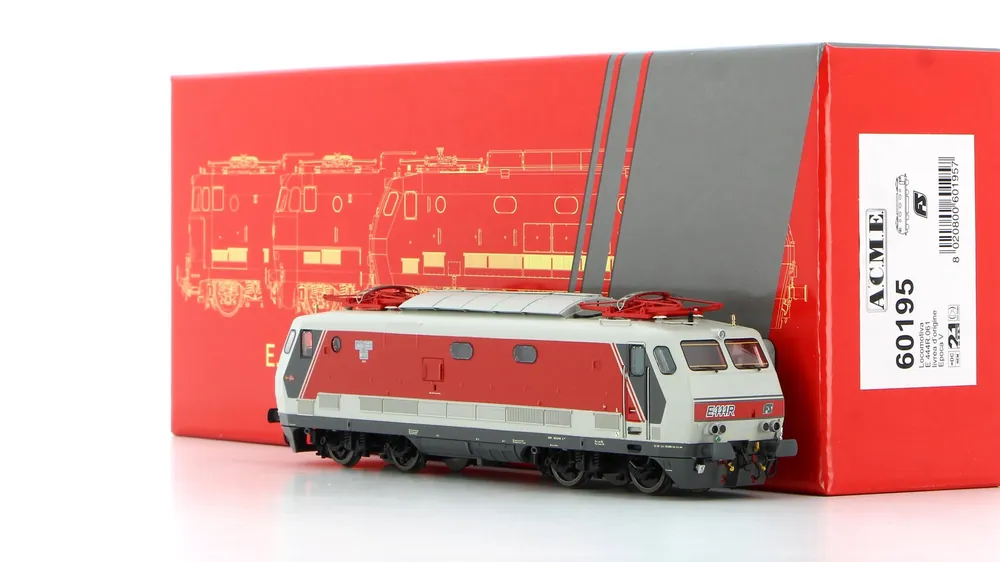 Prezzo Scontato 60195 Acme HO Locomotiva FS E 444R 061, grigio/rosso, pantografo 52 scala 1.87