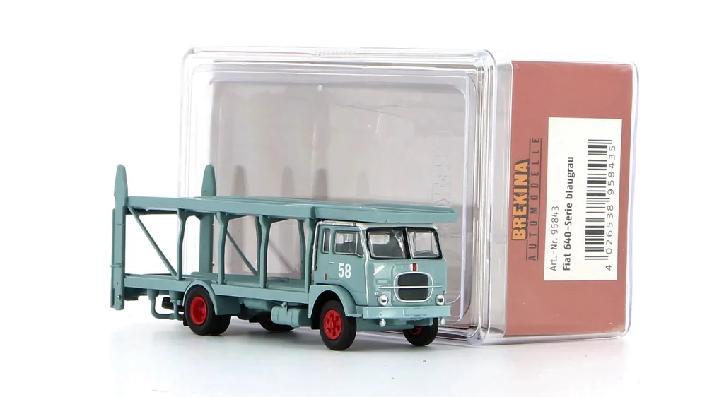 Ultime Pezzi 95843 Brekina camion Fiat 642 bisarca trasporto auto 58 Speciale Dortmund 2021