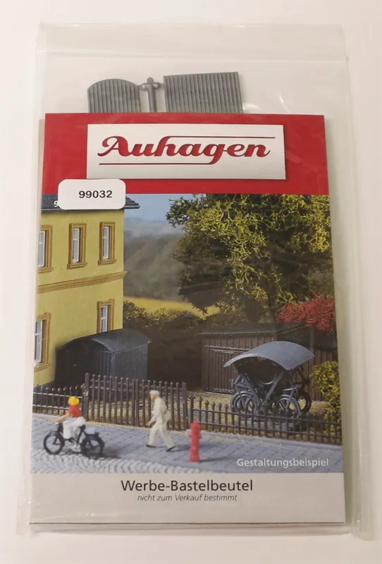 99032 Auhagen HO Casotto e riparo biciclette scala 1 87 kit montaggio Ultima Occasione