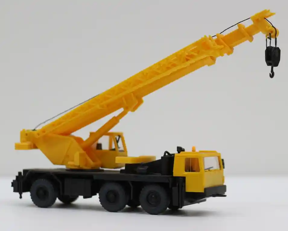 A0109 KIBRI HO scala 1 87 AUTOMEZZO CON GRU usato senza scatola Pagamento Sicuro
