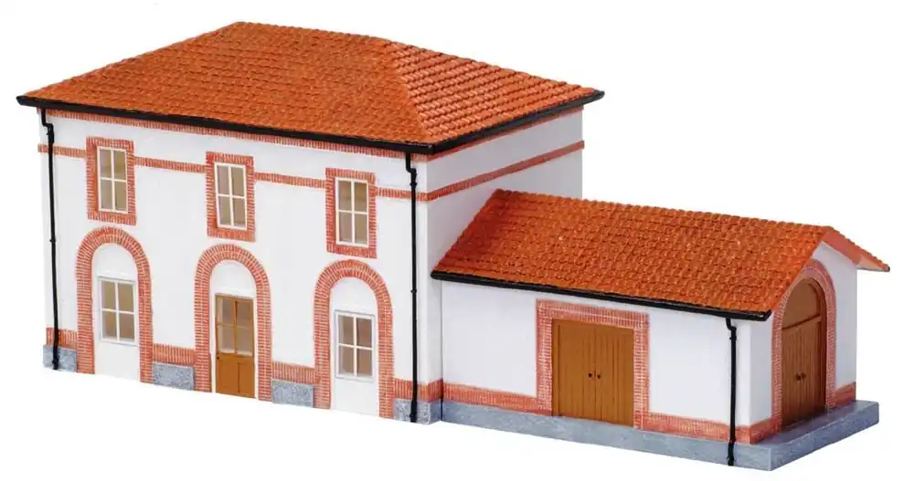 HC8059 Hornby Rivarossi HO Stazione tipo FS con deposito merci scala 1 87 Di Tendenza