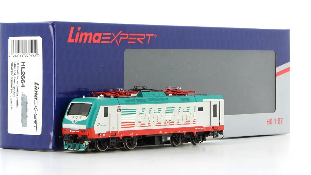 Prezzo Ridotto HL2664 Lima Expert E464 464 FS Trenitalia livrea QUATTROSEIQUATTRO verde/bianco