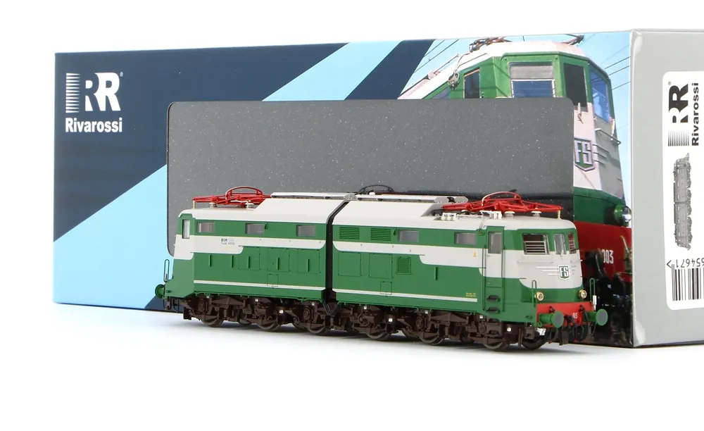 Soddisfatti O Rimborsati HR2738 Rivarossi HO FS locomotiva E 646-013 I serie verde e grigio
