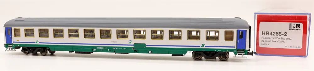 HR4268-2 Rivarossi Carrozza FS tipo UIC-X livrea XMPR scala 1 87 Affare