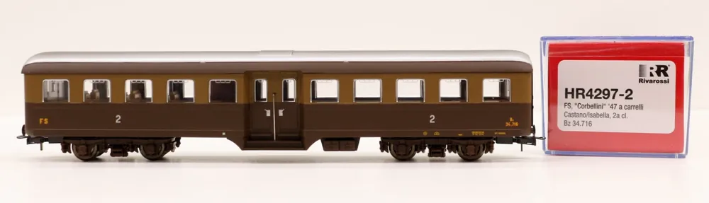 A Buon Prezzo HR4297-2 Rivarossi HO Carrozza FS