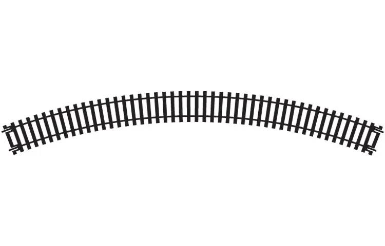 Prezzo Di Fabbrica R607 Hornby Rivarossi Doppia curva 2nd raggio 438 mm arco 45 gradi Nickel Silver