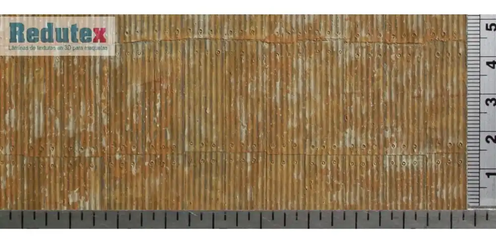 Compra Online TI122 Redutex HO lamiera industriale policromatica 3d adesivo flessibile