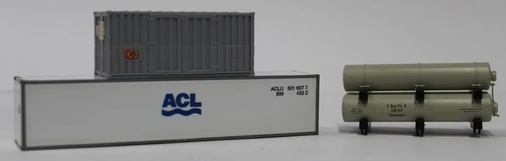 Offerta Limitata US0001 HO scala 1 87 SET CONTAINERS E CARICO TUBI usati senza scatola