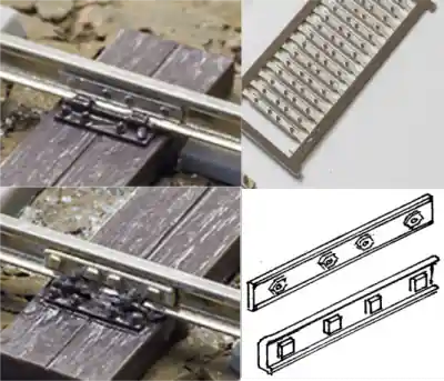 Spedito Oggi Weinert 74017 - Giunzioni binari realistiche Scala H0 40Pz. Weinert 74017