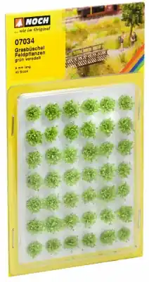 NOCH 07034 - Cespugli ciuffi d‘erba con fiori di campo confezione 42pz. Popolare