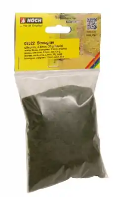NOCH 08322 - Fili d‘erba verde oliva da 2,5 mm, 20g Offerta Del Giorno