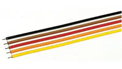 ROCO 10625 - Cavo piatto a 5 conduttori, 10 metri, sezione cavi 0,2 mm² Esclusivo