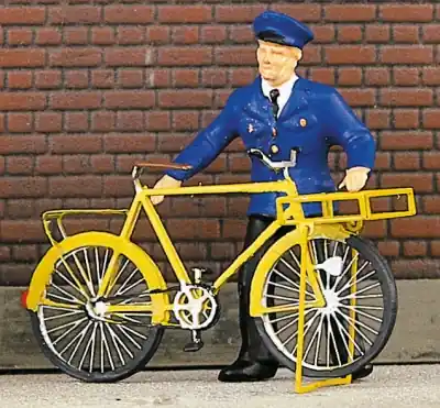 Weinert 3233 - Bicicletta con portabagagli frontale. Scala H0 Da montare e verniciare Solo Oggi