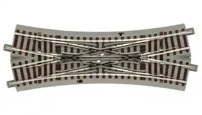 ROCO 61164 - Geoline Incrocio doppio Inglese geoLINE, lunghezza 200 mm, 22,5° Esclusivo