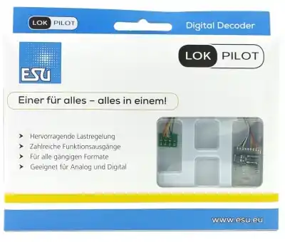 ESU ELECTRONIC 59620 - LokPilot 5 Decoder DCC a 8 poli Scelto Dai Clienti
