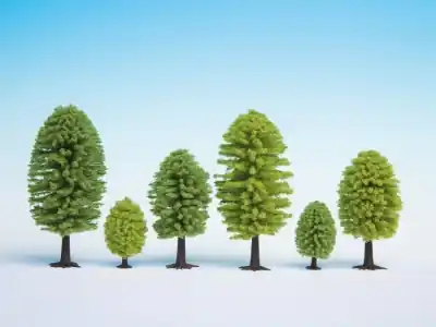 Acquista Ora NOCH 26801 - Set 21 alberi da 5 a 9 cm Scala H0, TT
