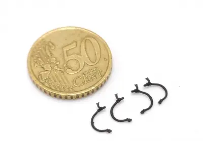 Occasione FERRMODEL 349 - Set 4 condotte pneumatiche in posizione piegata per loco FS. Scala H0 1 87