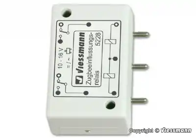 VIESSMANN 5228 - Relè per controllo automatico del treno, bistabile, 2 x 1UM Scelto Dai Clienti