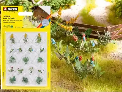 Affare NOCH 14056 - Piante e fiori selvatici da campo lasercut. 17 pz. Scala H0 1 87