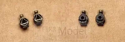 Acquista Ora FERRMODEL 403 - Coppia di fanali a petrolio posteriori per Gr. 940 Hornby. Scala H0 1 87