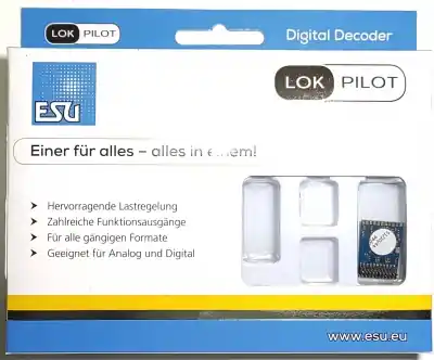 Acquista Ora ESU ELECTRONIC 59622 - LokPilot 5 Decoder DCC PluX22 NEM658