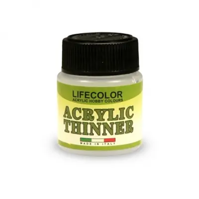 Lifecolor Thinner, diluente per colori acrilici 22ml Prezzo Conveniente