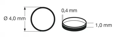 Compra Online FLEISCHMANN 948002 - Set 10 anelli di aderenza per scala N 1 160 ruote da 4 mm