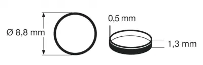 FLEISCHMANN 948006 - Set 10 anelli aderenza per scala N 1 160 Diametro esterno 8,8 mm larghezza 1,3 mm Ordina Subito